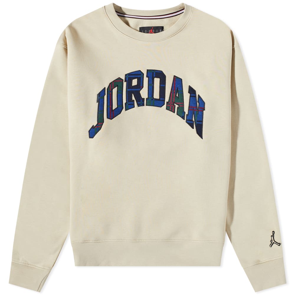 Суитчър Jordan Air Jordan Check Logo Crewsweat Бежово | DV1574-206, 0
