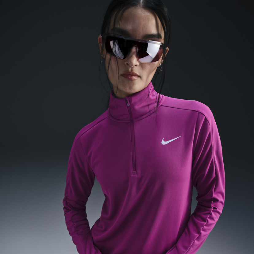 Суитчър Nike Dri-FIT Pacer Quarter-Zip Sweatshirt Лилаво | DQ6377-518