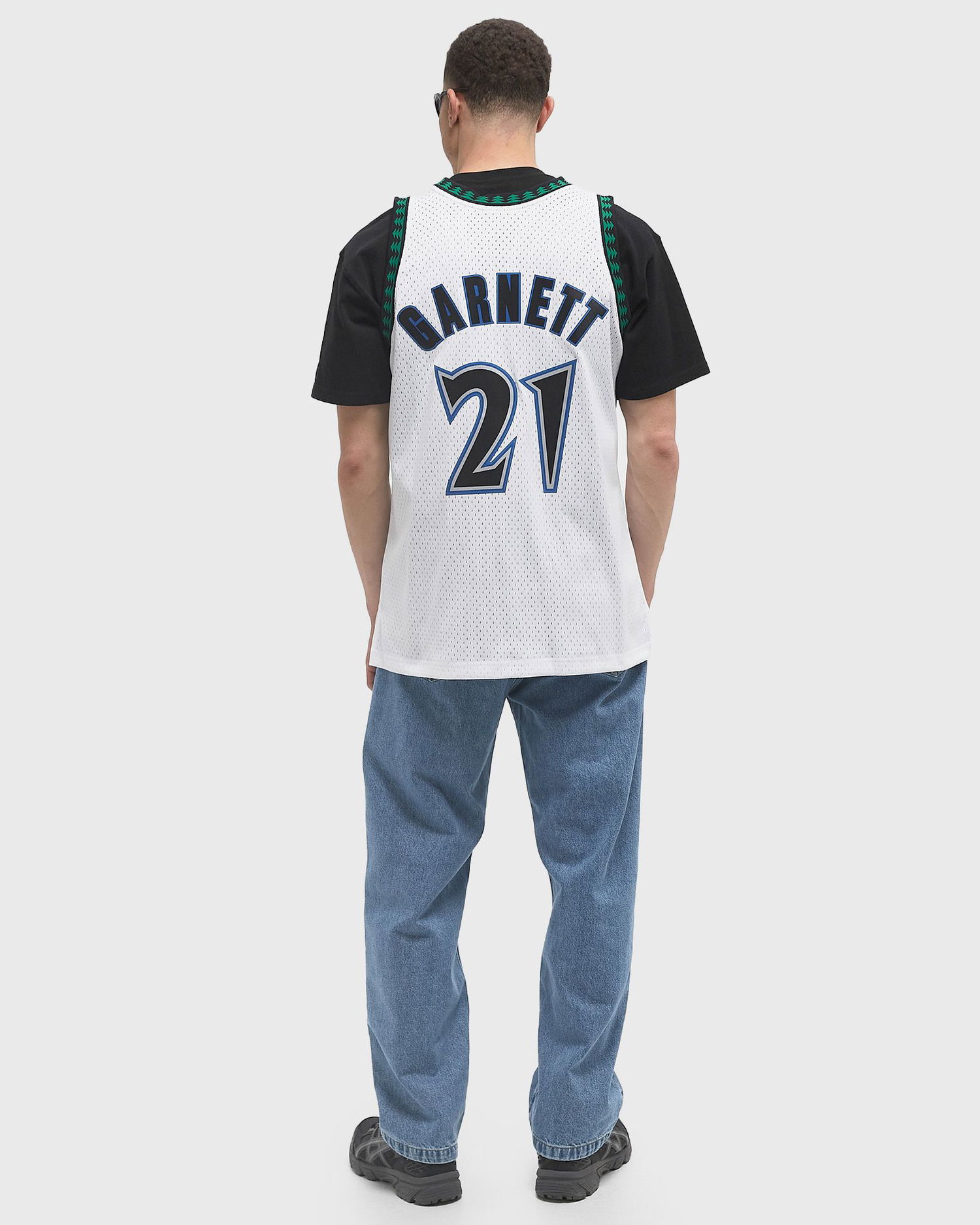 Фланелка Mitchell & Ness Mitchell & Ness Minnesota Timberwolves Kevin Garnett #21 Jersey Бяло | JY11624-MTIWHIT, 1