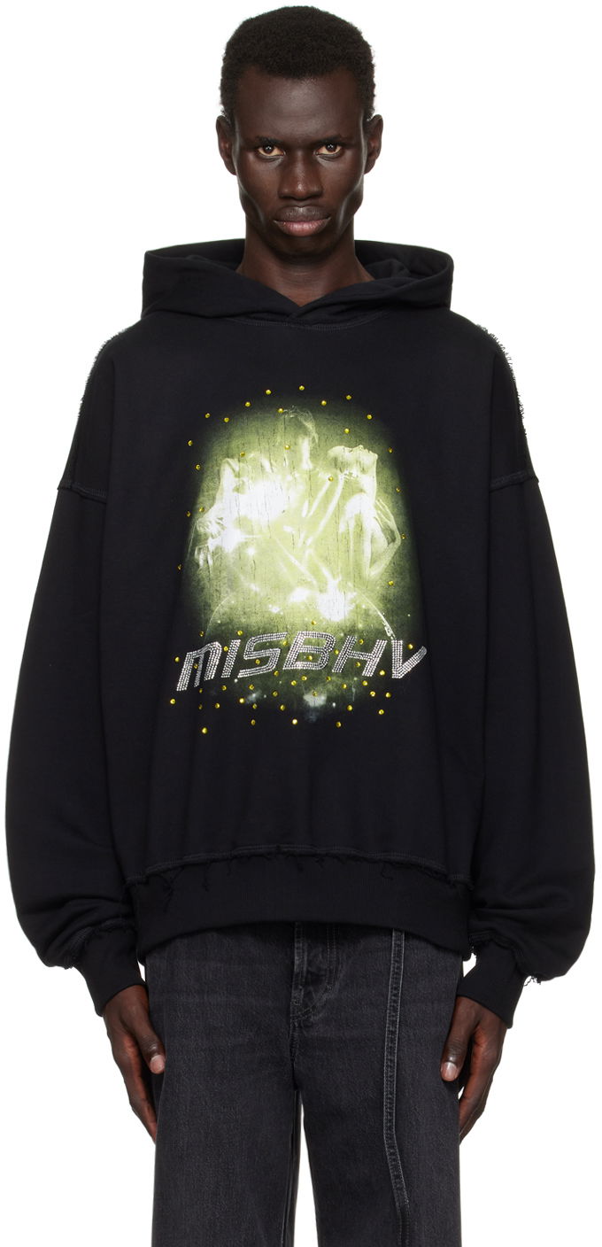 Суитчър MISBHV 2001 Graphic Hoodie Черно | 241M213