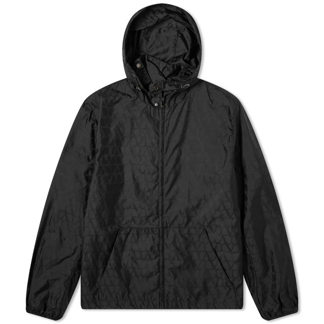 Men's V Logo Nylon Jacket Black