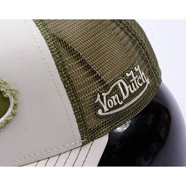 Шапка с козирка Von Dutch Von Dutch Trucker Kalmar Twill Cap Бежово | VD-7030847, 6