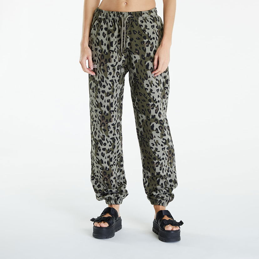 Спортни панталони Patta Femme Leopard Jogging Pants Dusty Olive Зелено | POC-BF24-2050-338-0370-147