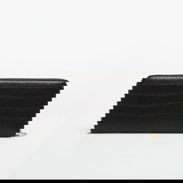 Портфейл CALVIN KLEIN Calvin Klein Croc Long Zip Aro Wallet Черно | LV04F1096G UB1, 1
