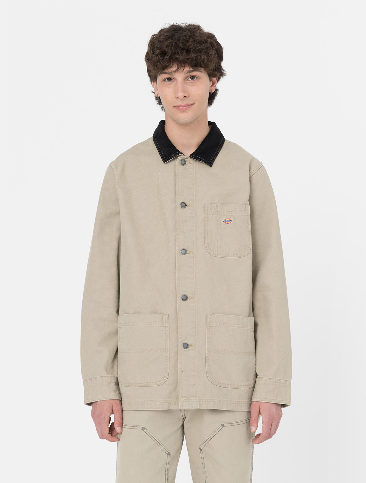 Палта Dickies Duck Canvas Unlined Chore Coat Бежово | 0A4XMJ, 0