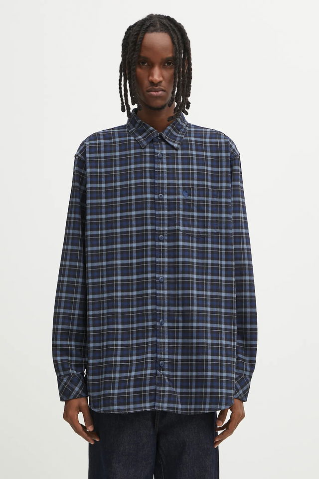 Long Sleeve Relaxed Fit Classic Collar Widmark Shirt