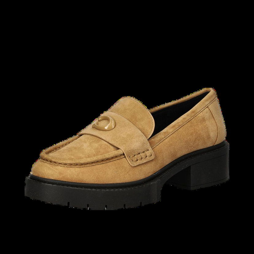 Кецове и обувки Coach Leah Platform Loafers Бежово | CV320.NM5