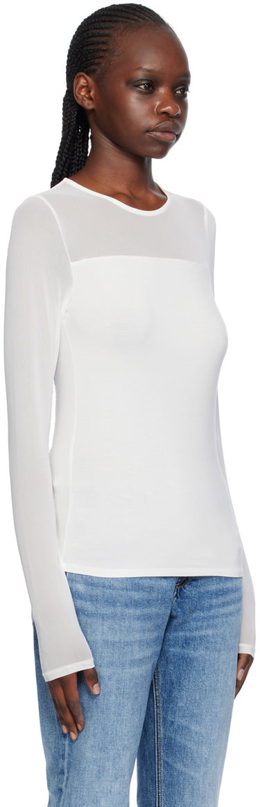 Тениска rag & bone Luca Long Sleeve T-Shirt Бяло | WAC23HT006FG06, 1