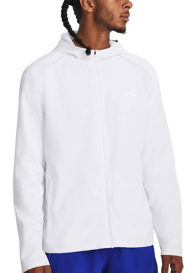 Ветровка Under Armour UA Storm Run Hooded Бяло | 1376795-100, 0