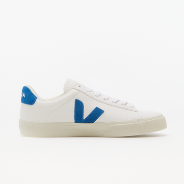 Кецове и обувки Veja Campo Chromefree "White/Swedish Blue" Бяло | CP0502818B, 3