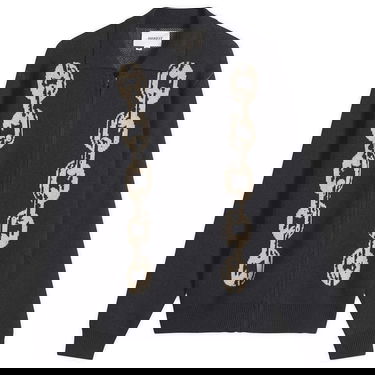 Пуловер Heresy Chain Zip Knit Shirt Черно | HAW25-KW06, 0