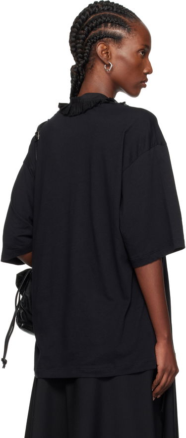 Тениска Ann Demeulemeester Ann Demeulemeester Danvald High Comfort Graphic T-Shirt Черно | 2520-W-JTS06-54-C-FA206-099, 2