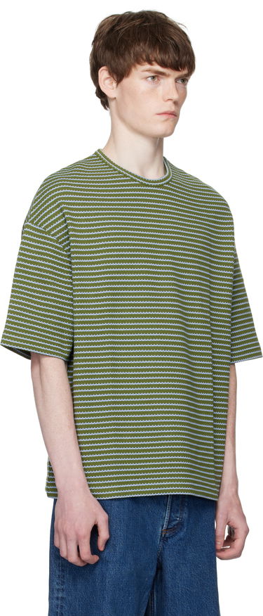 Тениска A.P.C. A.P.C. Bahia Striped T-Shirt Зелено | COHJD-H26231, 1