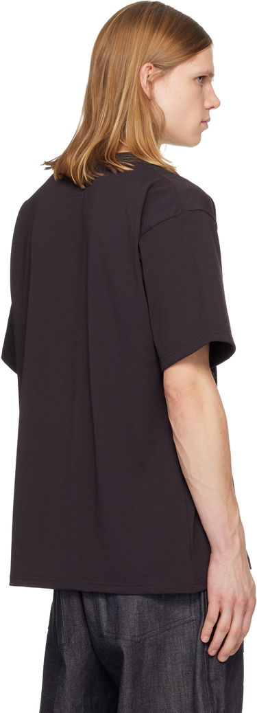 Тениска Needles Short Sleeve Crew Neck Pocket T-shirt with Embroidered Butterfly Черно | QV362, 2