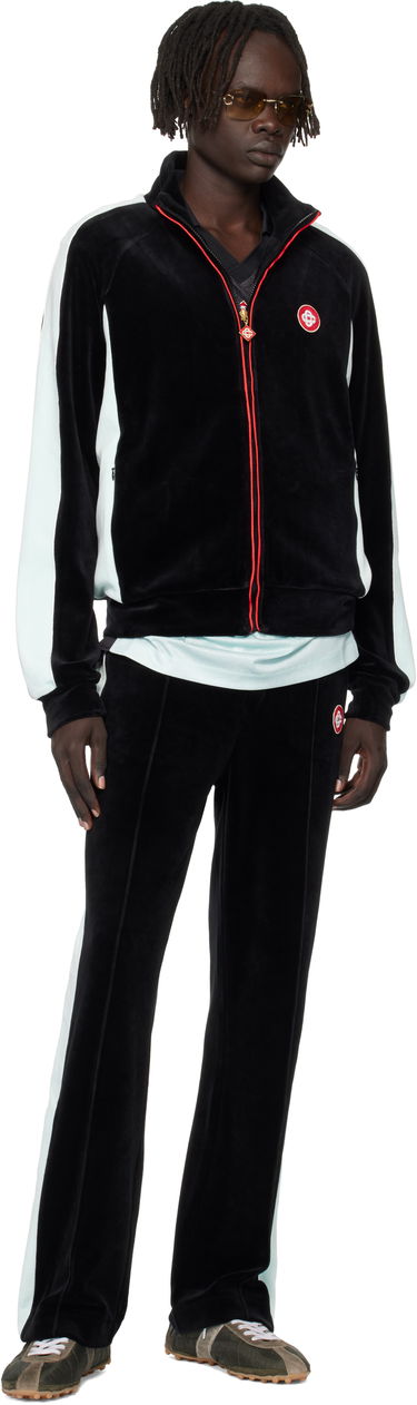 Яке Casablanca Casablanca Velour Track Jacket Черно | MPF25-JTP-395-01, 3