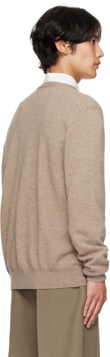 Пуловер The Row The Row Rod V-Neck Sweater Бежово | 1014-Y556, 3
