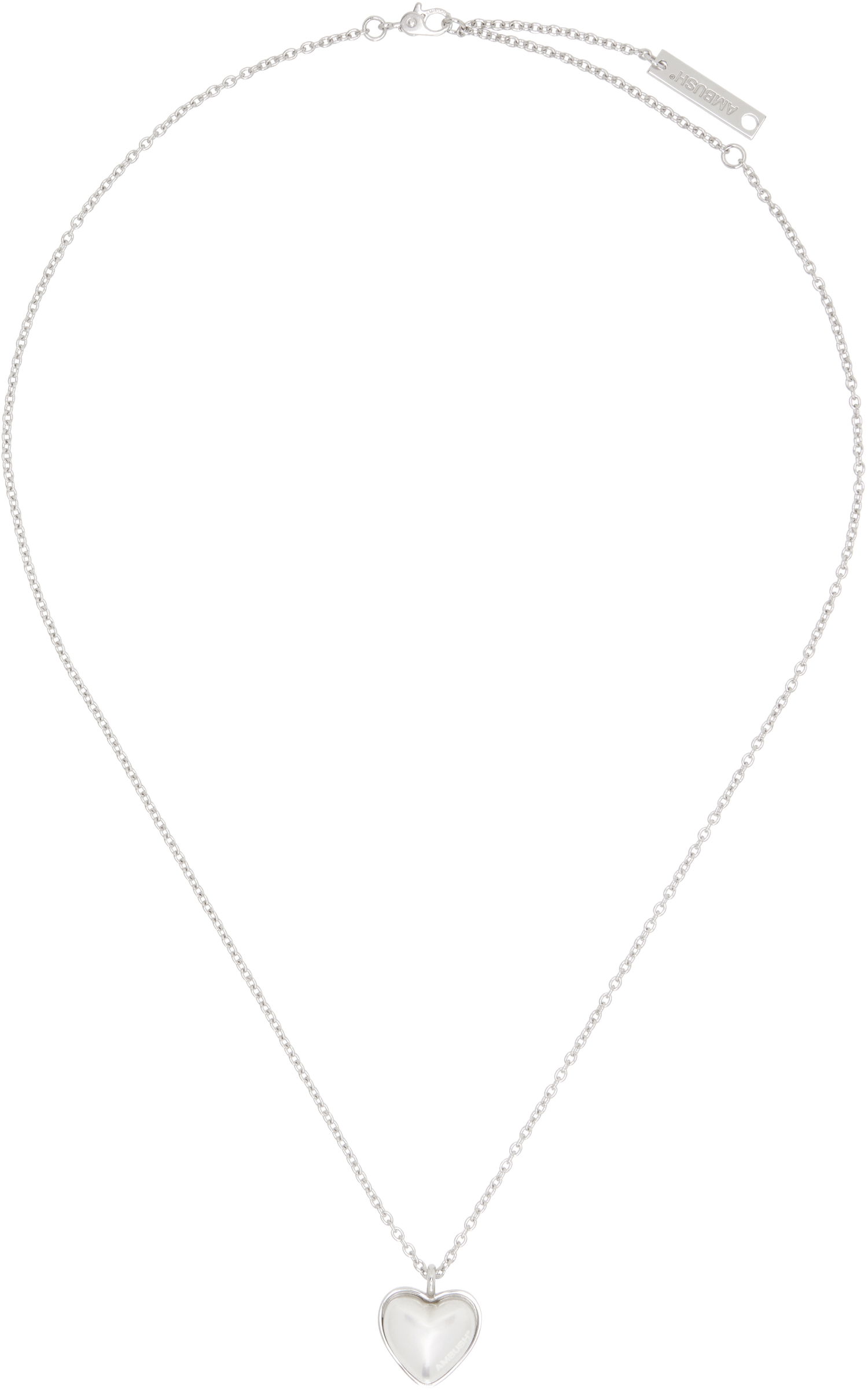 Колие Ambush AMBUSH Pearl Heart Charm Necklace Металик | 12115241, 0