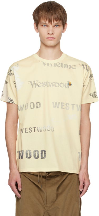 Тениска Vivienne Westwood Vivienne Westwood Labels Classic T-Shirt Жълто | 3G010013-J006E-, 0