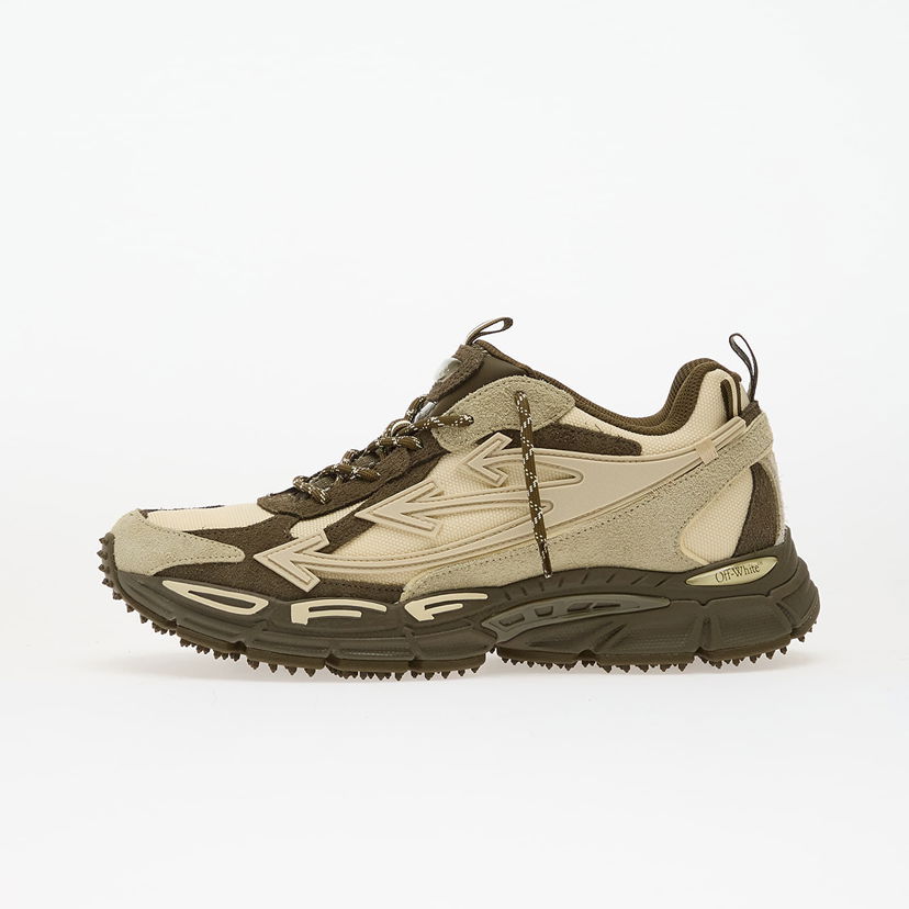 Кецове и обувки Off-White Ow Be Right Back Suede Forest Green/ Sand Зелено | OMIA295F25LEA0015717