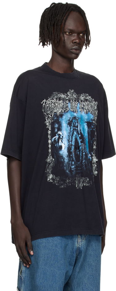 Тениска VETEMENTS Vetements Cradle of Filth Oversized T-Shirt Черно | UCF76TR800B, 1