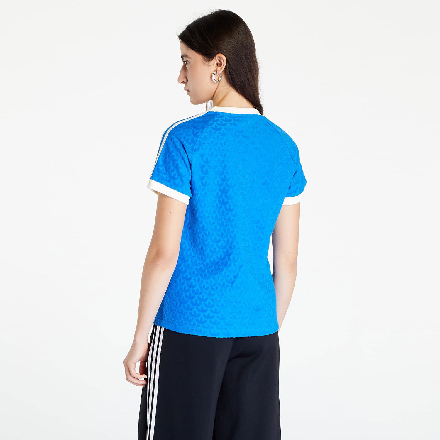 Тениска adidas Originals Adicolor 70s Monogram T-Shirt Синьо | IB2056, 1