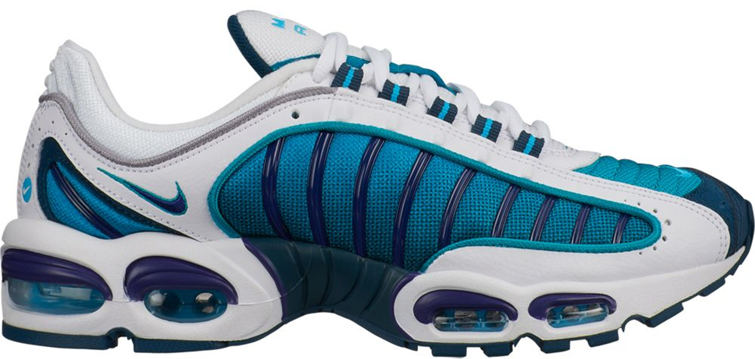 Кецове и обувки Nike Air Max Tailwind 4 White Regency Purple Spirit Teal Синьо | AQ2567-101, 0