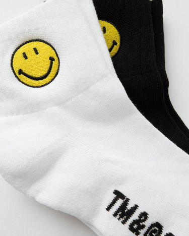 Чорапи adidas Originals Adidas x Smiley Ankle Socks 2 Pairs Черно | JC8632, 3