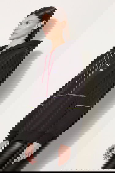 Суитчър Puma Ragged Exposed Seam Hoodie Черно | 539128, 3