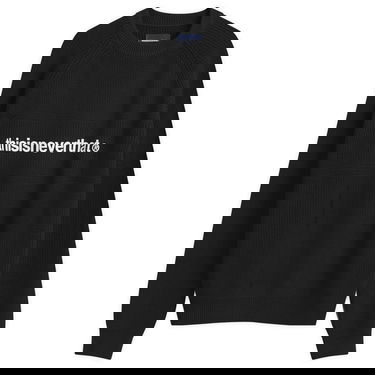 Пуловер thisisneverthat T-Logo Knit Jumper Черно | TN253KKNPK01-BLK, 0