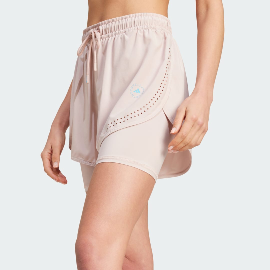 Къси панталони adidas Performance Stella McCartney x TruePurpose 2-in-1 Training Бяло | IT8223, 1