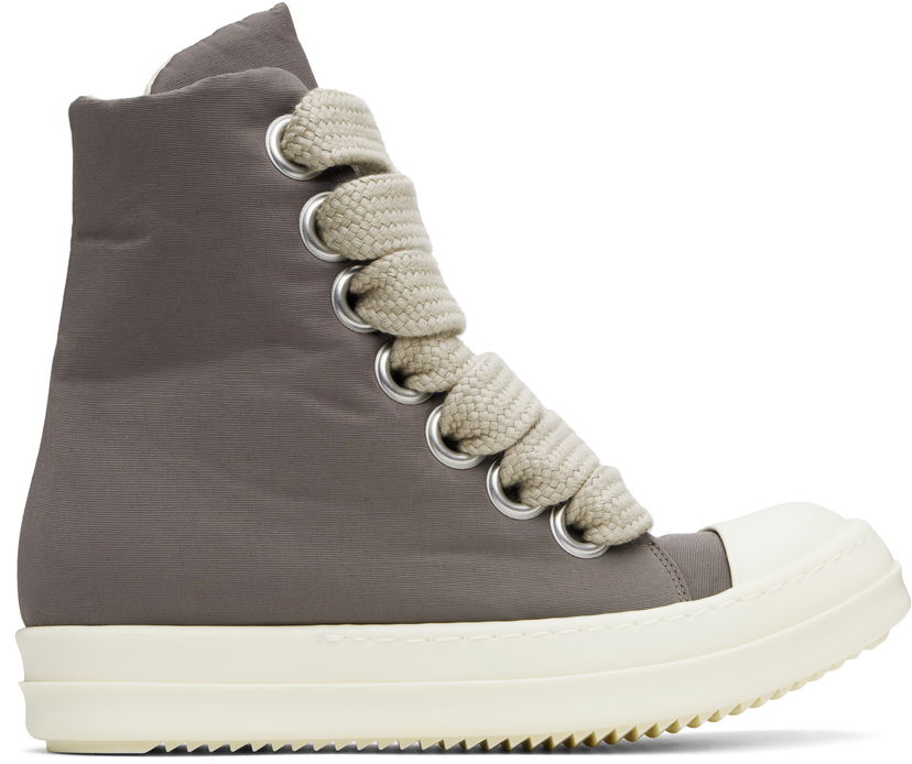 Пухо яке Rick Owens Rick Owens DRKSHDW Hollywood Jumbo Lace Puffer Сиво | DS01E3818 MUW2