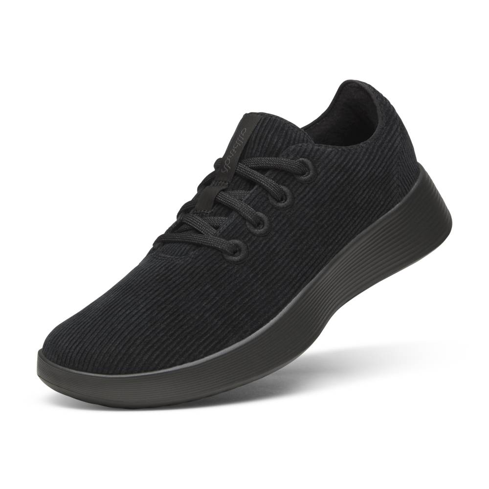 Кецове и обувки Allbirds Runner Go Corduroy Черно | A11229W, 0