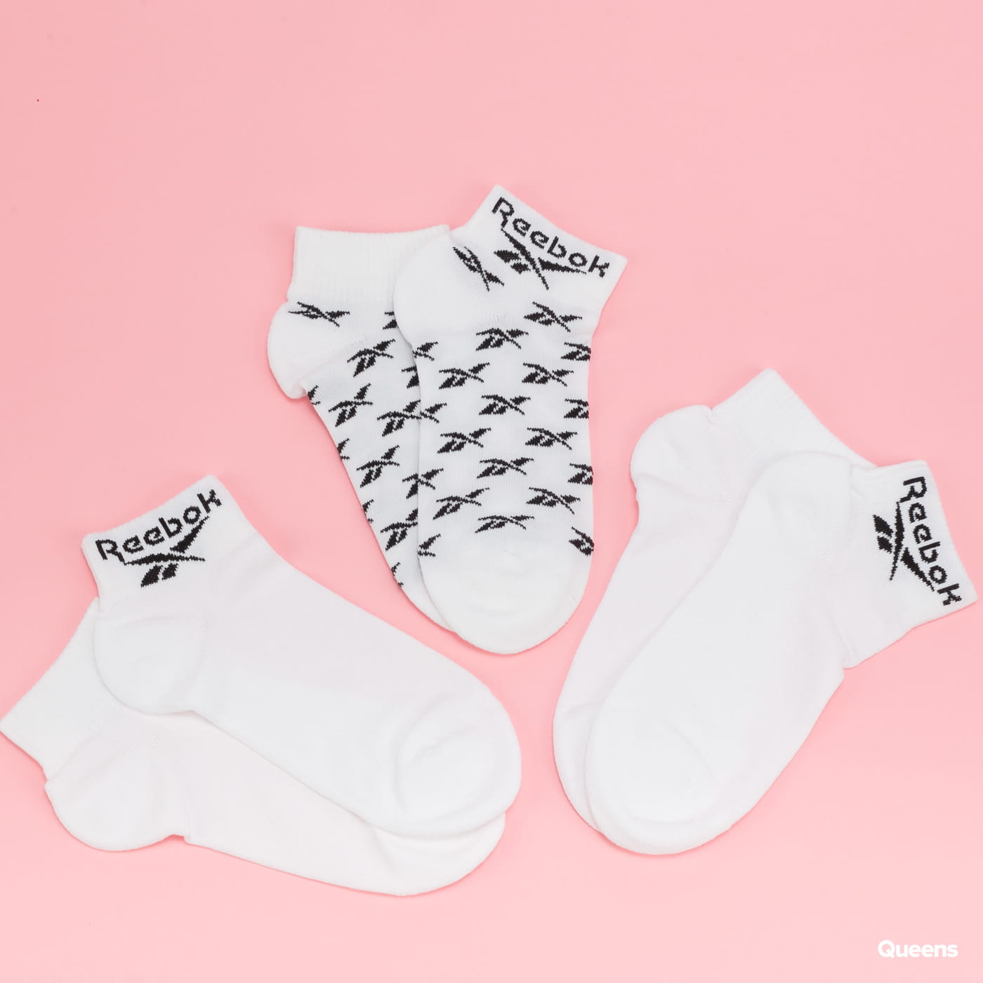 Чорапи Reebok CL FO Ankle Sock 3Pack Бяло | GG6674, 0