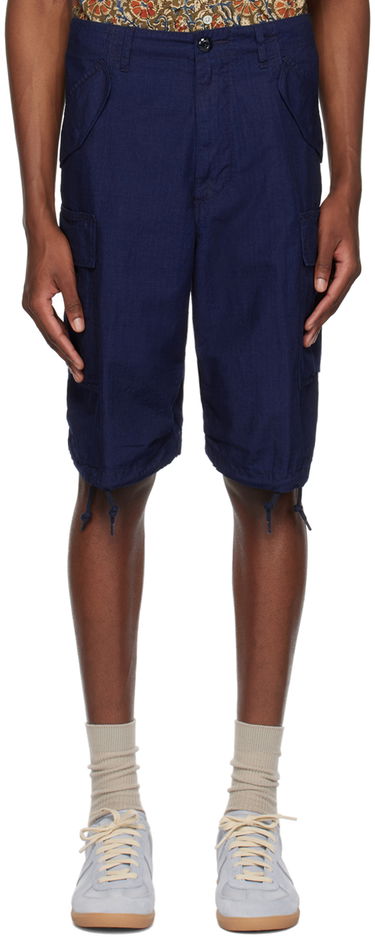 Къси панталони BEAMS BEAMS PLUS Cargo Shorts Тъмно синьо | 38250071791, 0