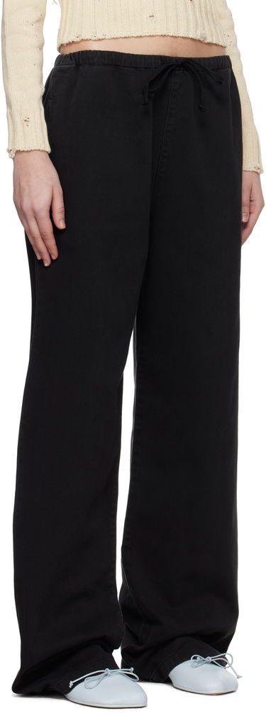 Спортни панталони Maison Margiela MM6 Maison Margiela Bull Wide-Leg Pants Черно | S62KB0235 S30653, 1
