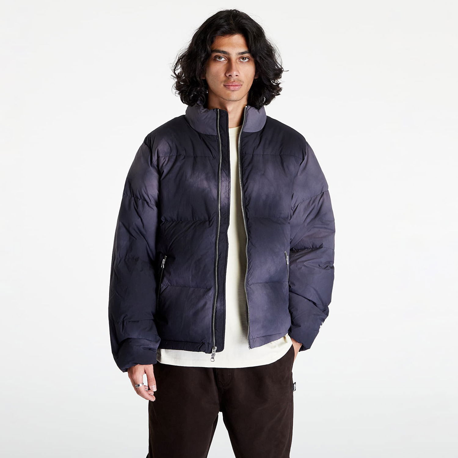 Яке бомбър Stüssy Recycled Nylon Down Puffer Vintage Черно | 115673 vintage black, 0