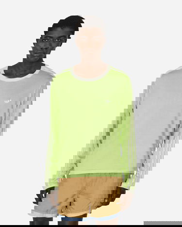 Тениска adidas Originals Wales Bonner x Knit Long sleeve Tee Semi Frozen Yellow/ White Жълто | IZ1892, 4