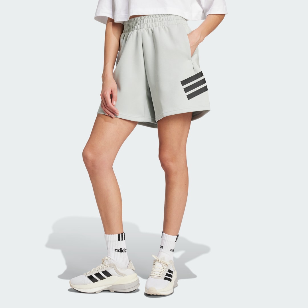 Къси панталони adidas Performance Future Icons 3-Stripes Relaxed Shorts Зелено | JC5446, 0