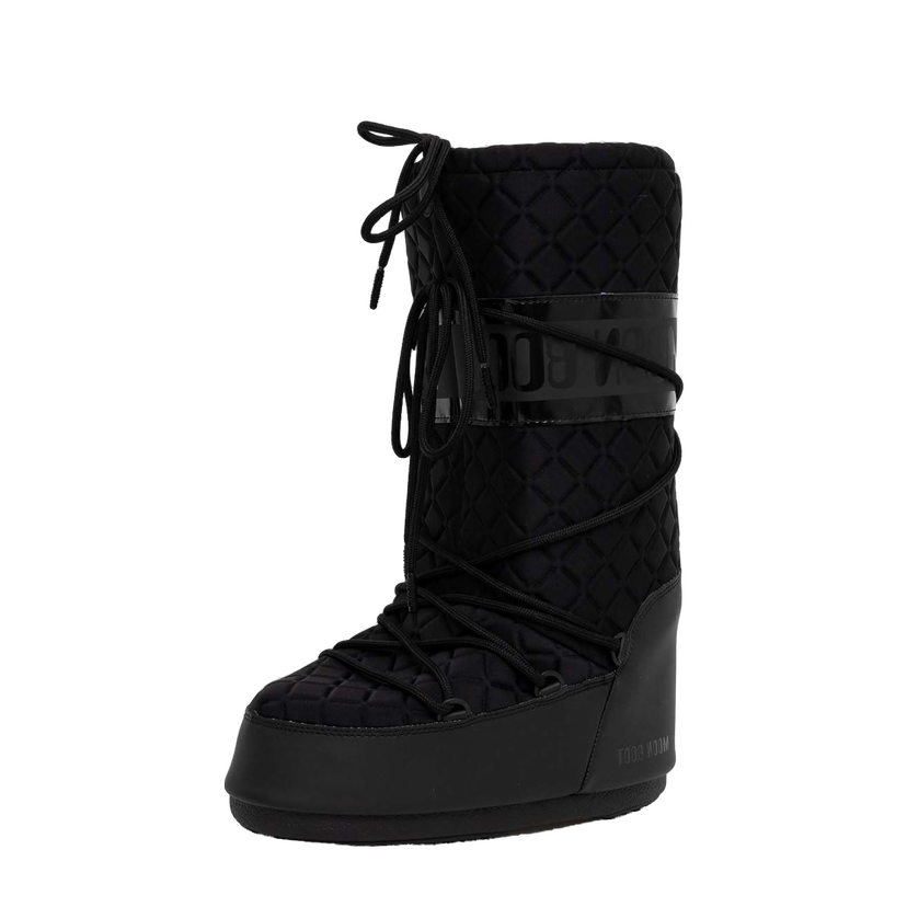 Кецове и обувки Moon Boot ICON QUILT Boots Черно | 80D1402930.N001