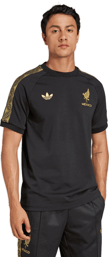 Тениска adidas Originals adidas Originals Mexico 2025 Gold T-Shirt Черно | je5336, 3