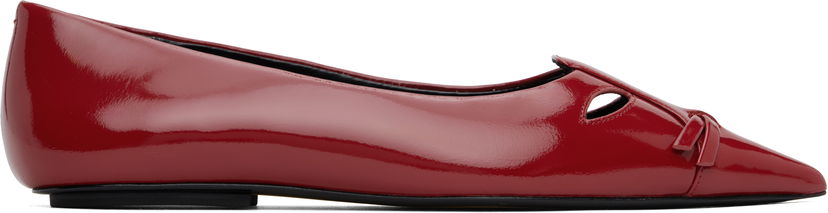 Аксесоари Marc Jacobs Marc Jacobs 'The Kat' Ballerina Flats Червено | 2F4FFL001F11