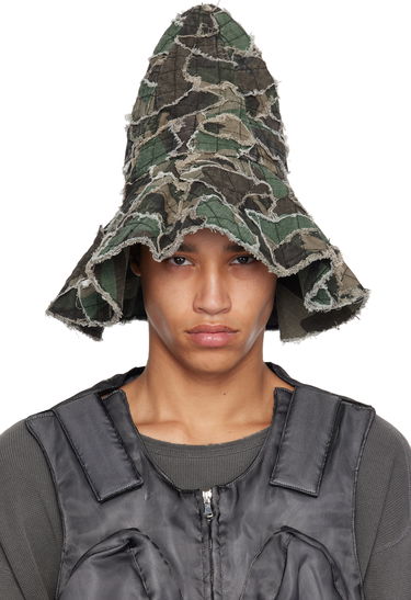 Шапка Who Decides War Who Decides War Highest Point Denim Bucket Hat Зелено | 1341540030SS25, 0