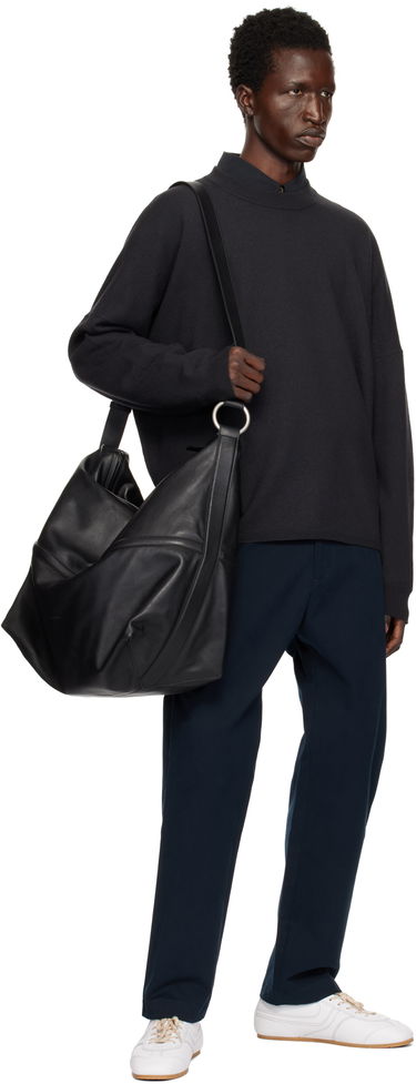 Пуловер Studio Nicholson Studio Nicholson Scafell Knit Sweater Черно | SCAFELL SNM - 1294, 3