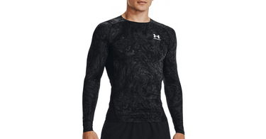 Тениска Under Armour Under Armour HeatGear® Compression Printed T-Shirt Черно | 1370325-001, 1