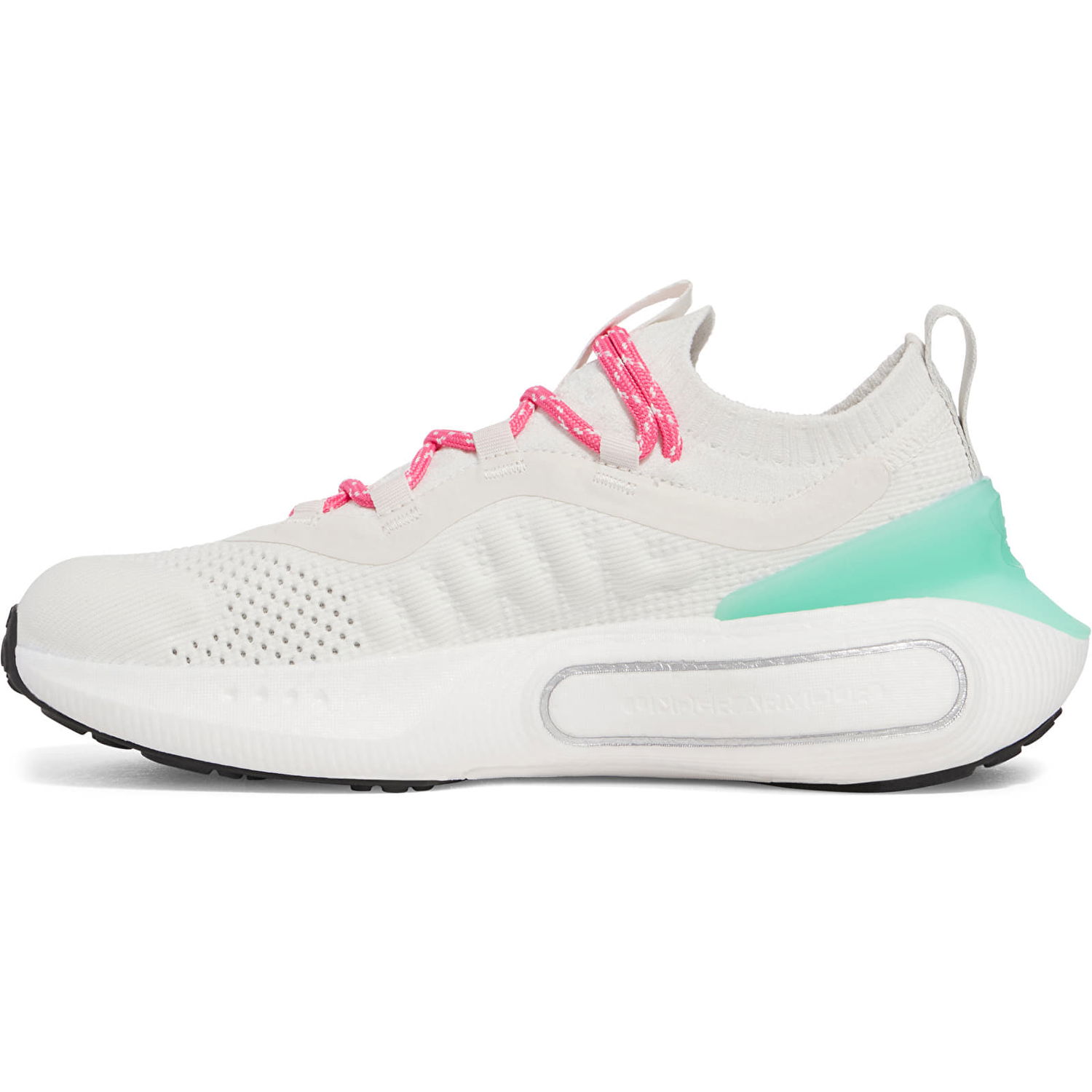 Кецове и обувки Under Armour Phantom 4 White Quartz /Comet Green /Super Pink W Бяло | 3027594-114, 0