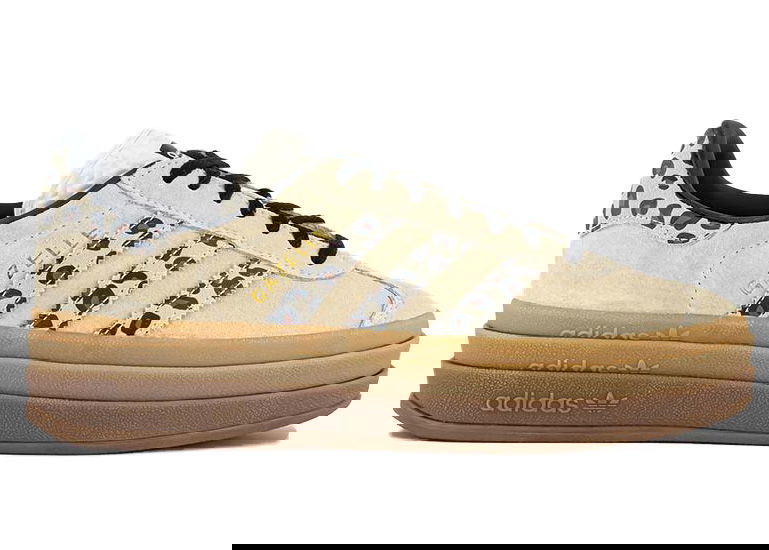 Кецове и обувки adidas Originals Gazelle Bold Cream Black Leopard W Бежово | JI1370, 0