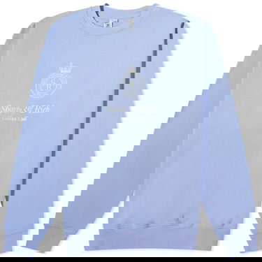 Пуловер Sporty & Rich Crown Embroidered Crew Sweat Лилаво | CRAW2343NI, 0