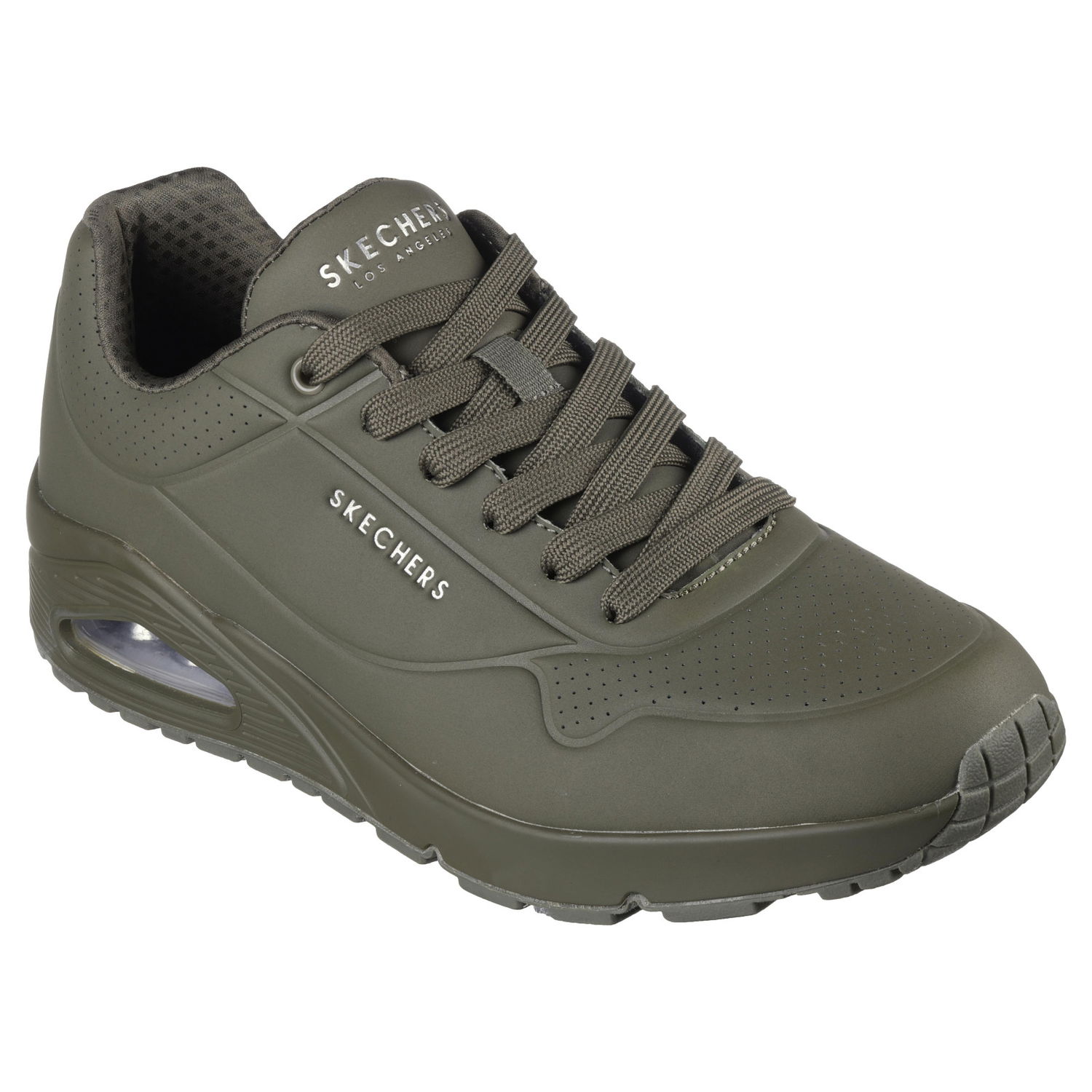 Кецове и обувки Skechers Uno Зелено | 52458-DKGR, 1