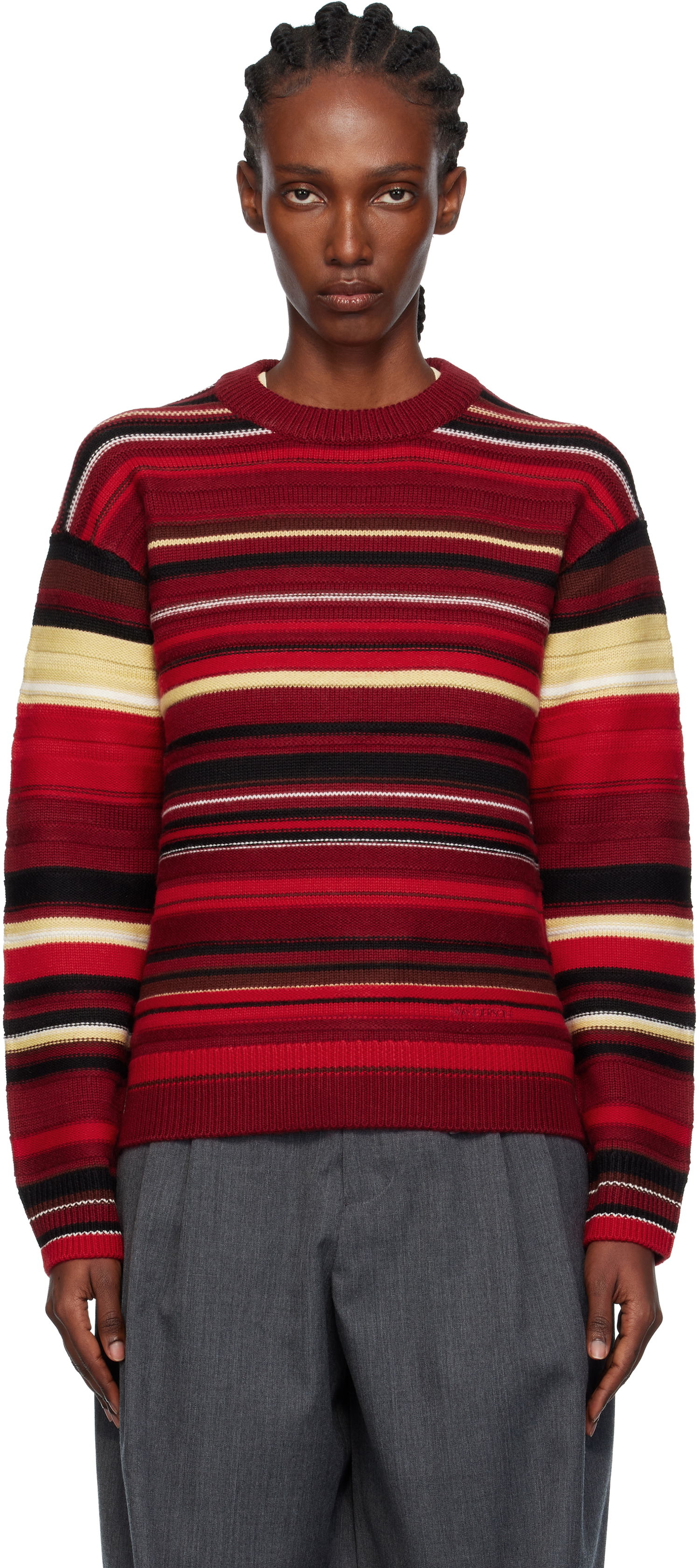 Пуловер JW Anderson JW Anderson Multi Stripe Sweater Многоцветен | KW1501-YN0008, 0