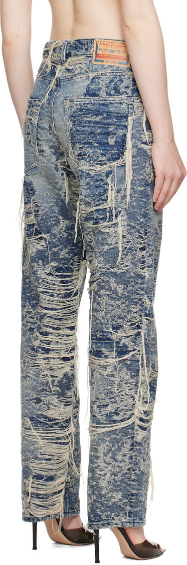 Дънки Diesel Diesel 1988 D-Ark Regular Fit Distressed Jeans Синьо | A19193 09M04, 2